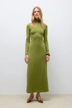 Mujer Vero Moda Vestidos>Vestido midi cuello subido
