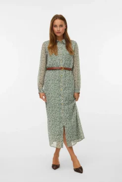 Mujer Vero Moda Vestidos>Vestido midi de gasa