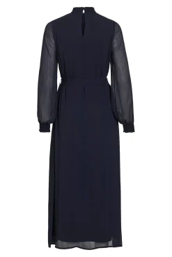 Mujer Vila Vestidos>Vestido midi de gasa