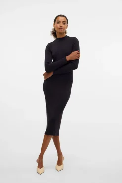 Mujer Vero Moda Vestidos>Vestido midi de manga larga