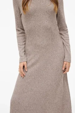 Mujer Vila Vestidos>Vestido midi de viscosa