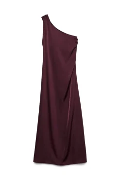 Mujer Vero Moda Vestidos>Vestido midi escote asimétrico