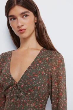 Mujer Springfield Vestidos>Vestido midi florecitas