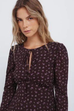 Mujer Springfield Vestidos>Vestido midi florecitas