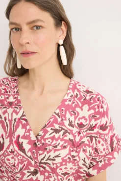 Mujer Cortefiel Vestidos>Vestido midi pliegues