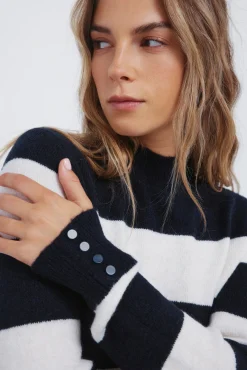 Mujer Springfield Vestidos>Vestido midi punto rayas kodak