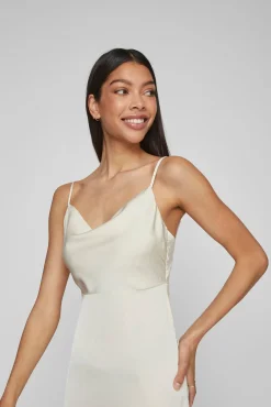 Mujer Vila Vestidos|Jerséis>Vestido midi satinado