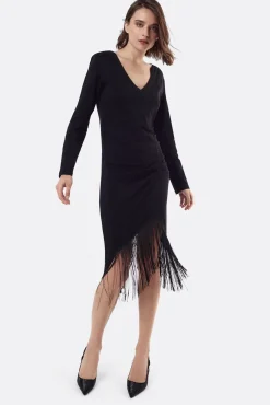 Mujer Cuplé Vestidos>Vestido nudo punto