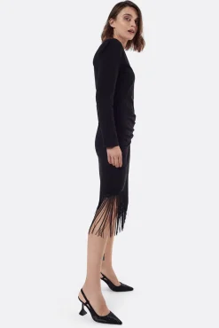 Mujer Cuplé Vestidos>Vestido nudo punto