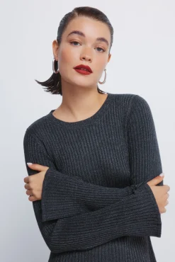 Mujer Springfield Vestidos>Vestido punto corto canalé