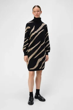 Mujer Object Vestidos>Vestido punto estampado