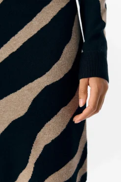 Mujer Object Vestidos>Vestido punto estampado