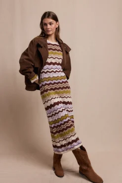 Mujer Slowlove Vestidos>Vestido punto ondas