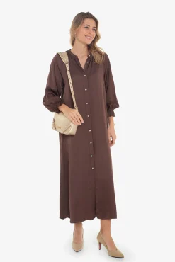 Mujer Cuplé Vestidos>Vestido satén