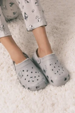 Mujer Women'secret Zapatillas Casa>Zapatillas casa zueco borrego Snoopy