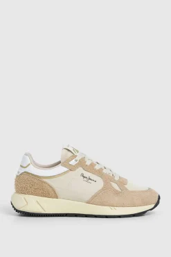 Mujer Pepe Jeans Calzado Piel|Zapatillas>Zapatillas Con Detalles En Ante