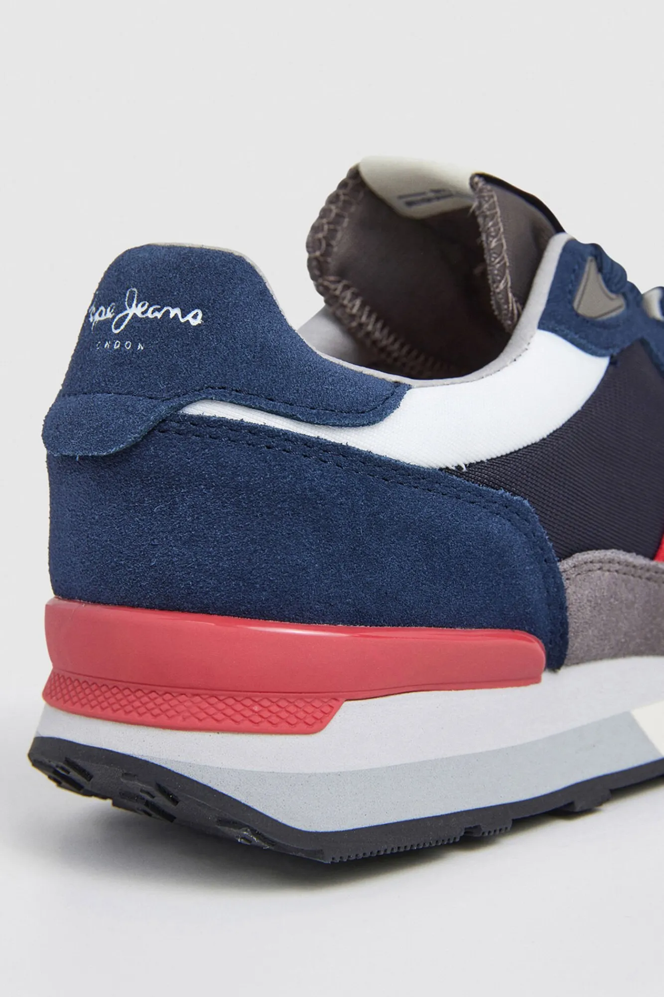 Hombre Pepe Jeans Zapatillas>Zapatillas Running Con Detalles En Ante