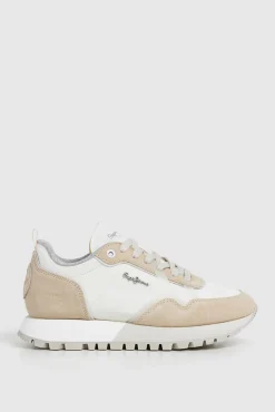 Mujer Pepe Jeans Calzado Piel|Zapatillas>Zapatillas Running Retro