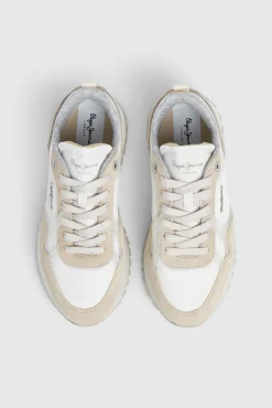 Mujer Pepe Jeans Calzado Piel|Zapatillas>Zapatillas Running Retro