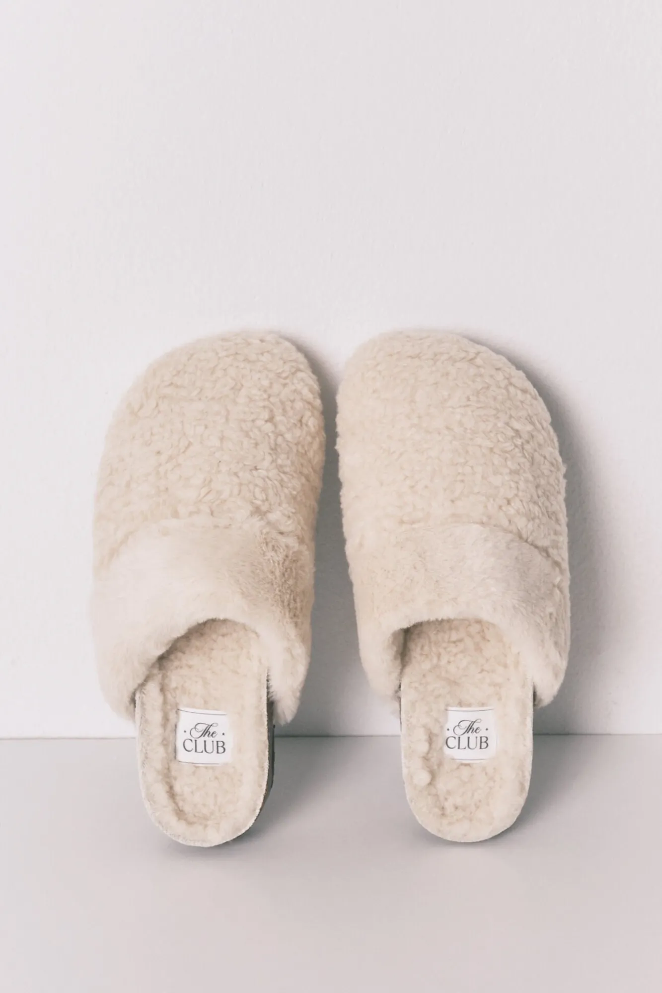 Mujer Women'secret Zapatillas Casa>Zapatillas tipo zueco borreguito beige