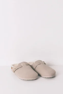 Mujer Women'secret Zapatillas Casa>Zapatillas tipo zueco pelo