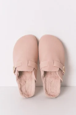 Mujer Women'secret Zapatillas Casa>Zapatillas tipo zueco pelo